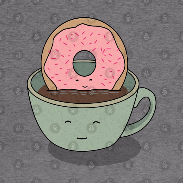 Donut- loves-coffee by peekxel